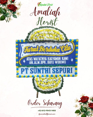 Papan Bunga Duka di Pelawad