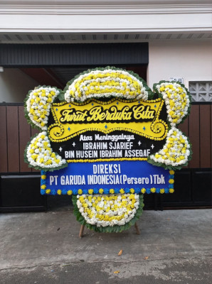 Papan Bunga Duka di Pelawad